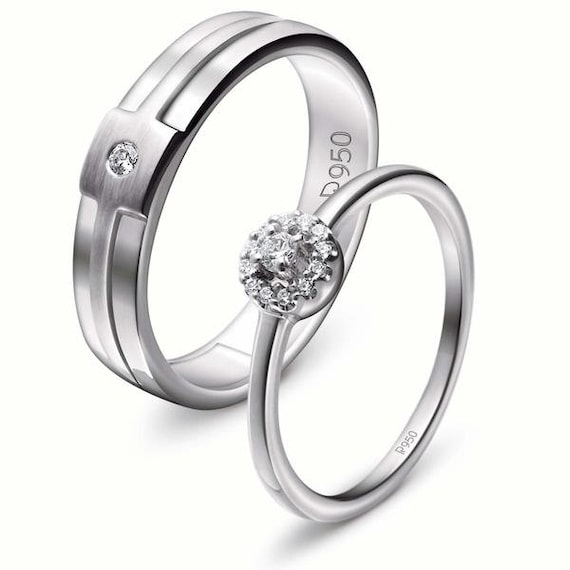Ready to Ship - Ring Size 24, Diamond Platinum Ring for Men JL PT 1110
