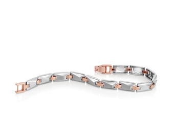 Männer aus Platin | Platin Roségold Armband JL PTB 821