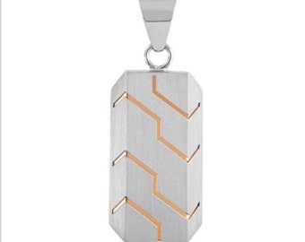 Men of Platinum | Pendant for Men with Rose Gold JL PT P 285