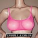 Sheer Bralette, Sheer Mesh Crop Top, See Through Top, Rave Wear, See Through Lingerie,See Through Bikini, Gift for Women, Stripper Clothes