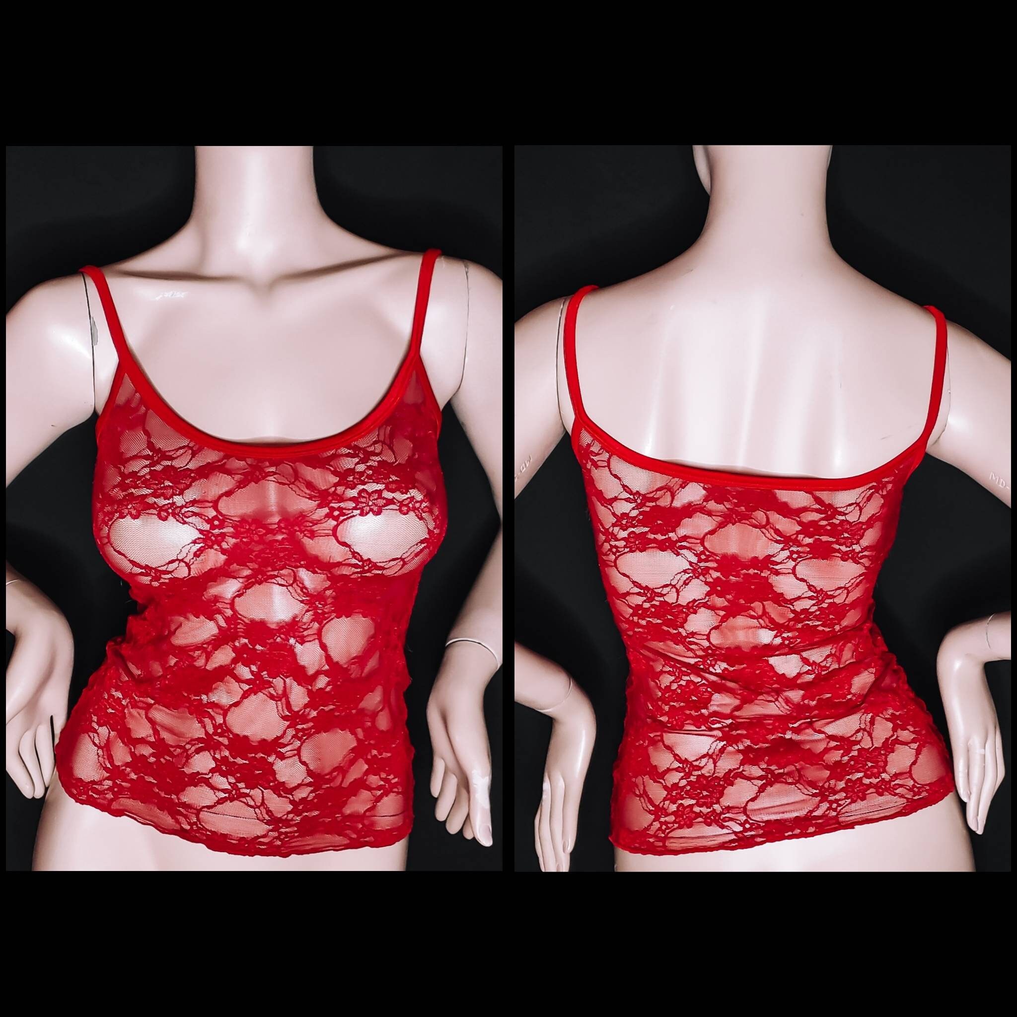 Buy  Best Seller Lingerie Sexy Hot Transparent Lace Cami