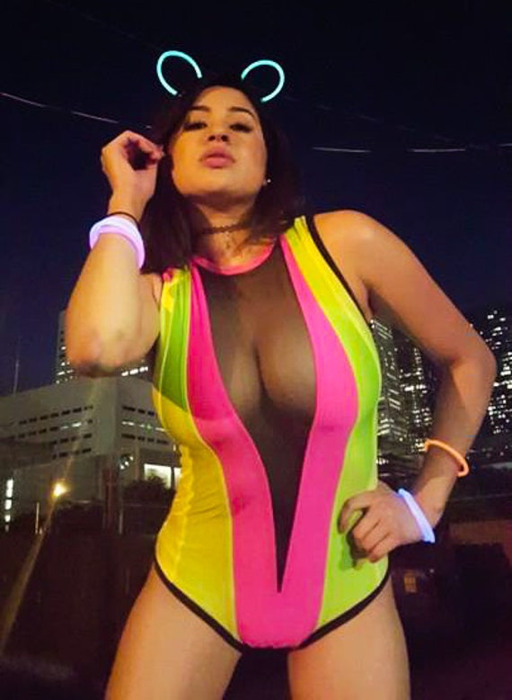neon bodysuit
