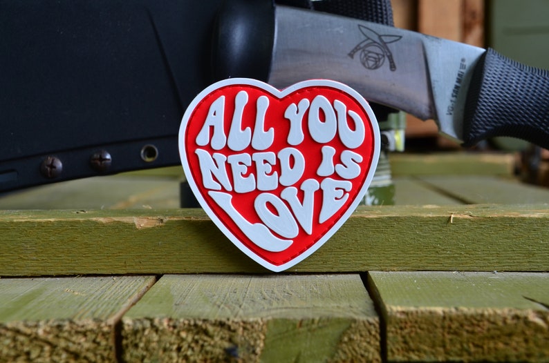 You need love PVC Tactical morale patch