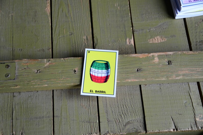 Mexican Loteria Cards El Barril Tactical Morale PVC Military | Etsy