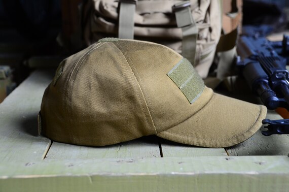 khaki ball cap
