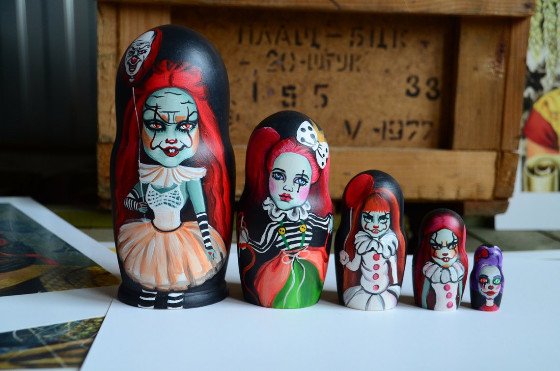 scary russian doll