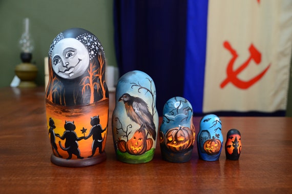 halloween nesting dolls
