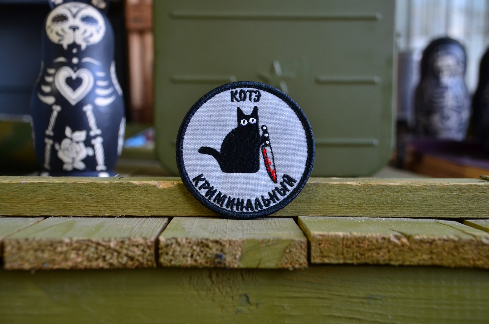 Be Cat Do Crimes in Russian Tactical morale patch Etsy