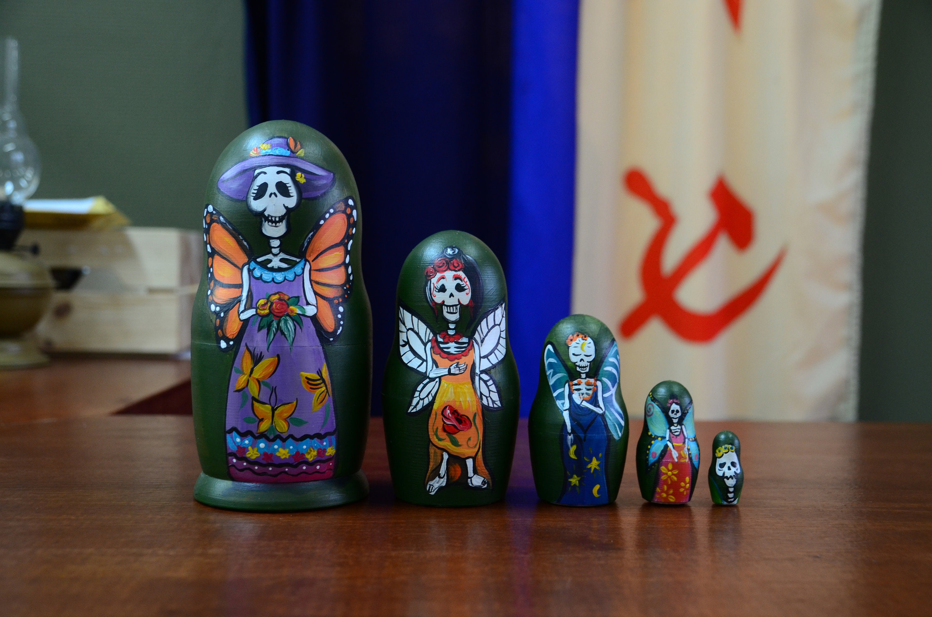 day of the dead nesting dolls