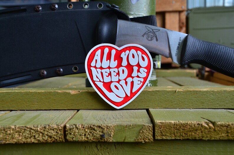 You need love PVC Tactical morale patch