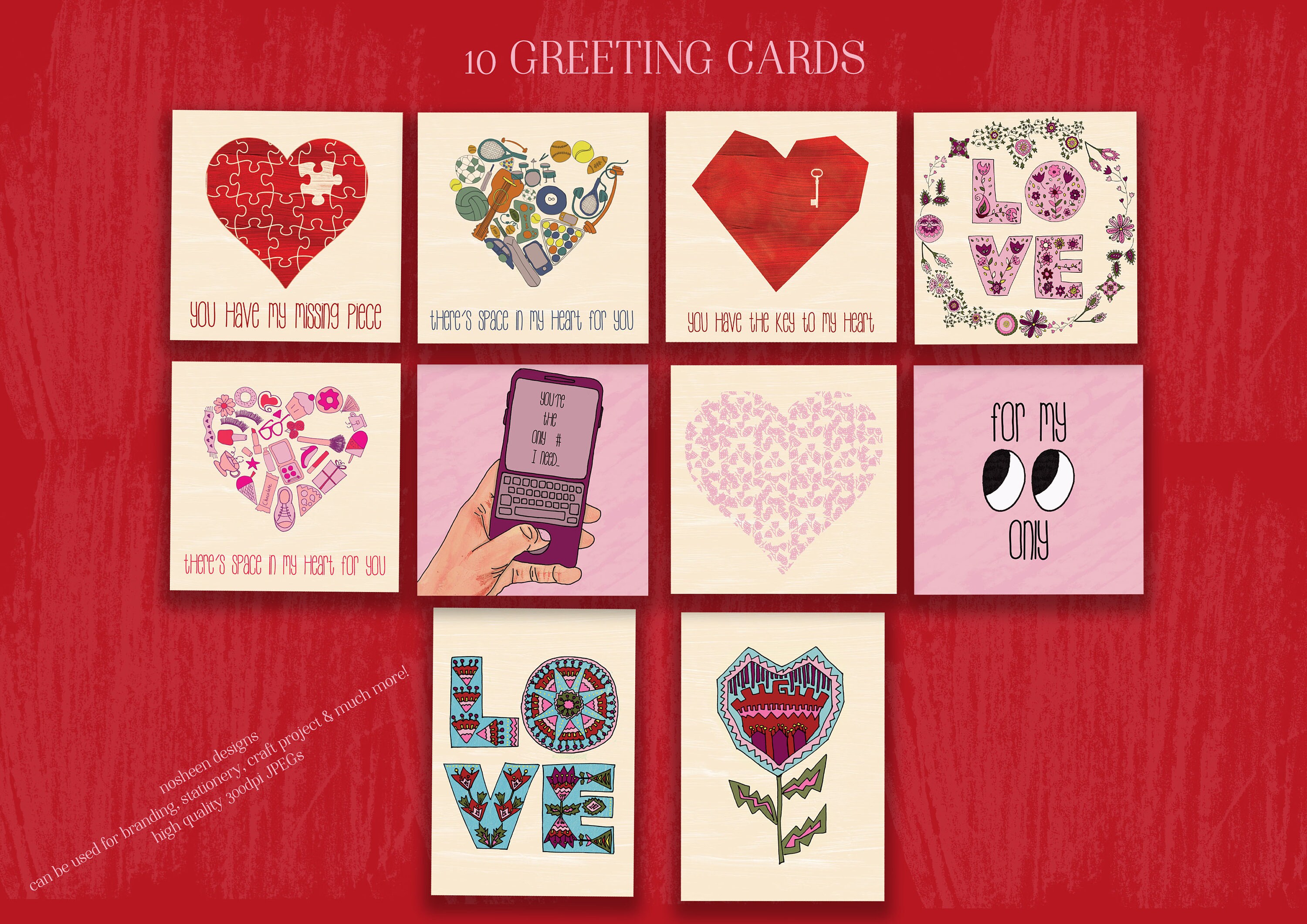 Romantic Birthday Printable Card Instant Download Sweet Message for Him ...