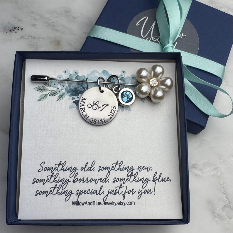 Wedding Ceremony Something Blue, Something Blue for Bride, Bride Gift ...