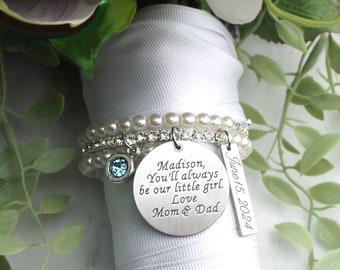 Custom Message Something blue bouquet charm, something blue for bride, Handwritten wedding bouquet charm, bride gift from mom Wedding date