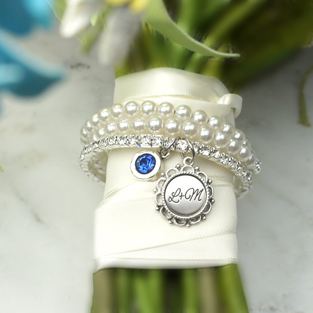 Bridal Shower Gift for Bride Unique, Gift for Bride From Maid of Honor, Something Blue Bouquet