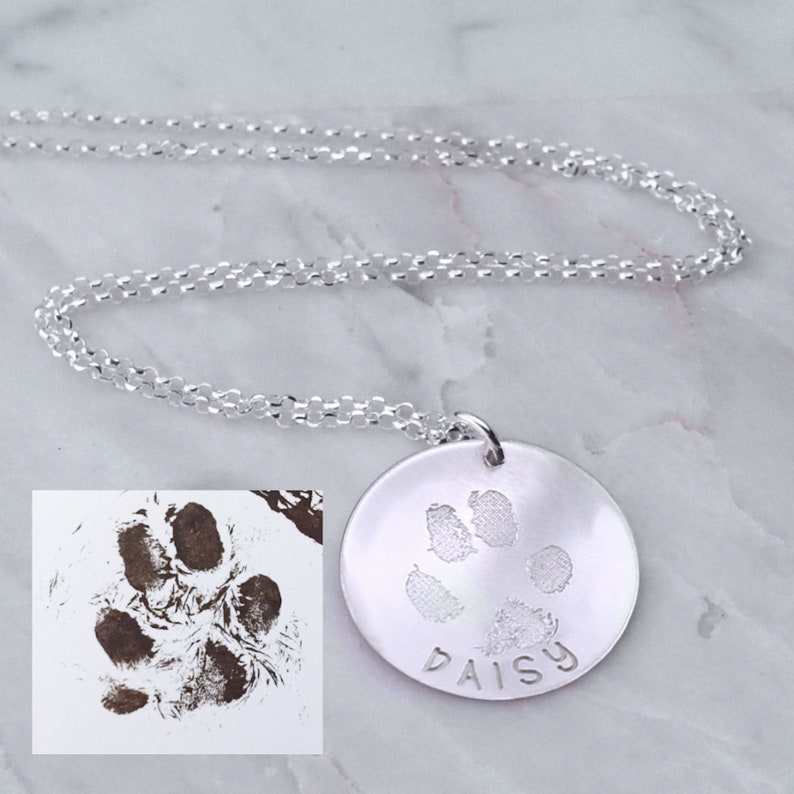 dog mom necklace sterling silver