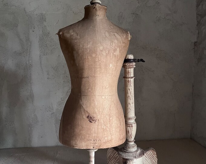 Antique French STOCKMAN Paris Dress Form CHILD Mannequin Bust 1930s FRANCE Etsy