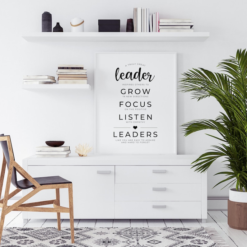 Leadership Appreciation Gift, A Truly Great Leader Quote, Best Team ...