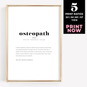 Osteopatiker Heiler Heiler Geschenk Kunst Heiler Kunst | Sofort Download