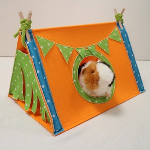 Personalized guinea pig house from felt
