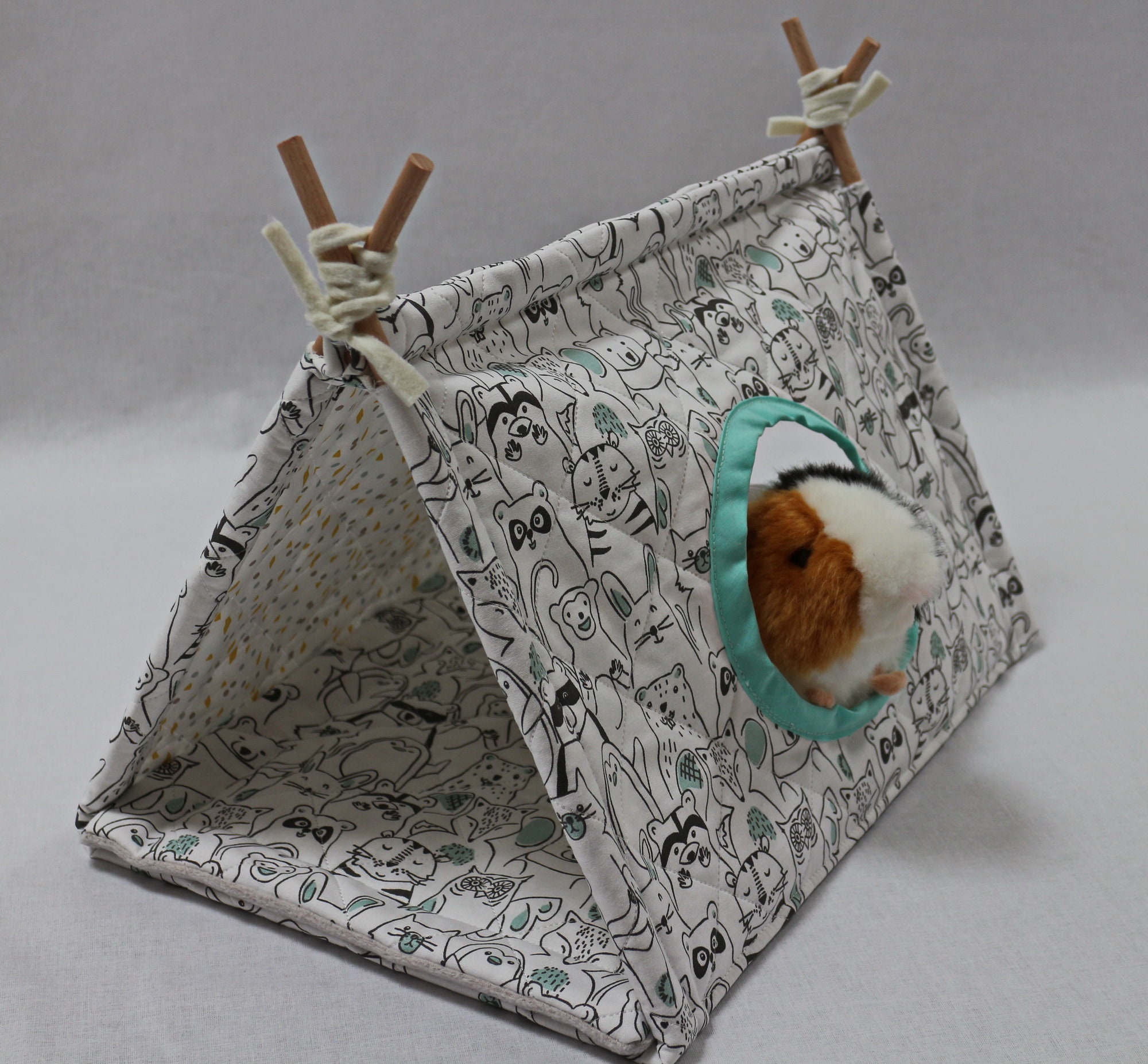 Guinea pig teepee fully washable guinea pig bed small pet Etsy