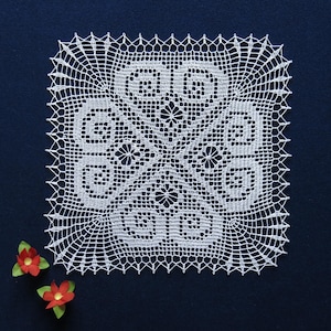 midi crochet doily, lace crochet doily, white crochet doily, wedding party decor, cotton doilies, crochet napkin, table centerpiece