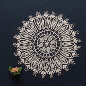 crochet doily, lace crochet doily, white crochet doily, wedding party decor, cotton doilies, crochet napkin, table centerpiece