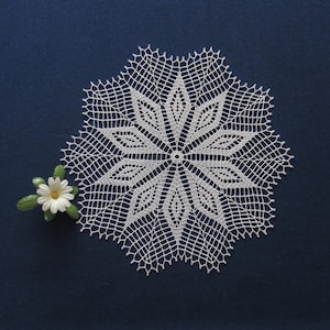 crochet doily, lace crochet doily, white crochet doily, wedding party decor, cotton doilies, crochet napkin, table centerpiece