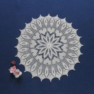 crochet doily, lace crochet doily, white crochet doily, wedding party decor, cotton doilies, crochet napkin, table centerpiece