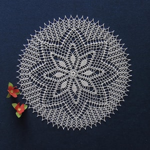 crochet doily, lace crochet doily, white crochet doily, wedding party decor, cotton doilies, crochet napkin, table centerpiece