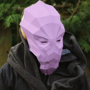 Dragonborn Dragon Priest Mask - Papercraft DIY - Download, Print and Make Your Own