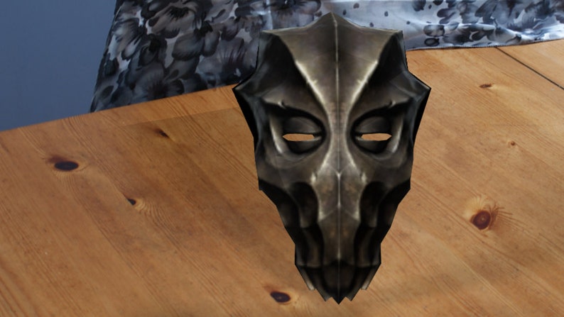 Dragonborn Dragon Priest Mask Papercraft DIY Download | Etsy