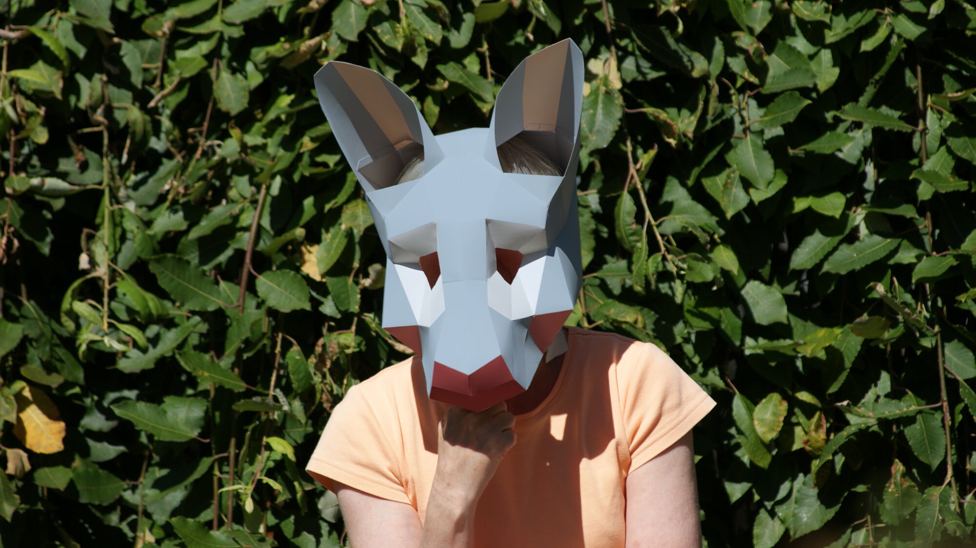 The Kangaroo Mask Papercraft DIY Download Print and Make Etsy