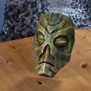Skyrim Dragon Priest Mask Pattern - Papercraft DIY - Download, Print