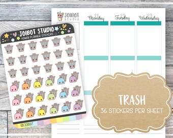 SOPOR - Kawaii Planner Stickers - Sopor - Journalklistermärken - Söta klistermärken - Dekorativa klistermärken - K0004