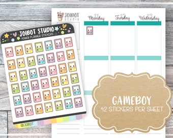 CLASSIC CONSOLE - Kawaii Planner Stickers - Video Game Stickers - Journal Stickers - Cute Stickers - Decorative Stickers -K0029