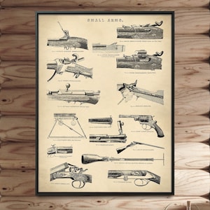 Vintage Hunting Print, Hunting Cabin Decor, Great Hunting Gift For Men
