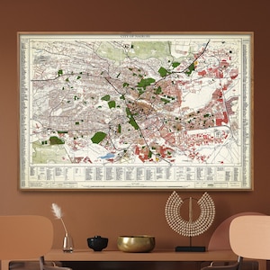 Vintage Nairobi Map Print: 1995 Historical Kenya Poster