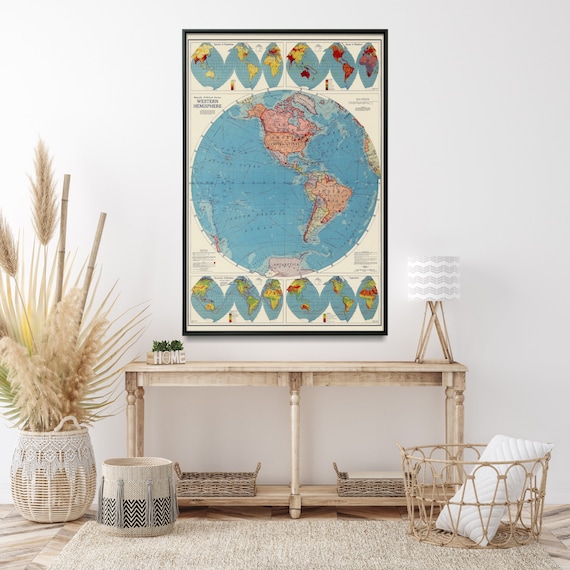 Western Hemisphere Political Map