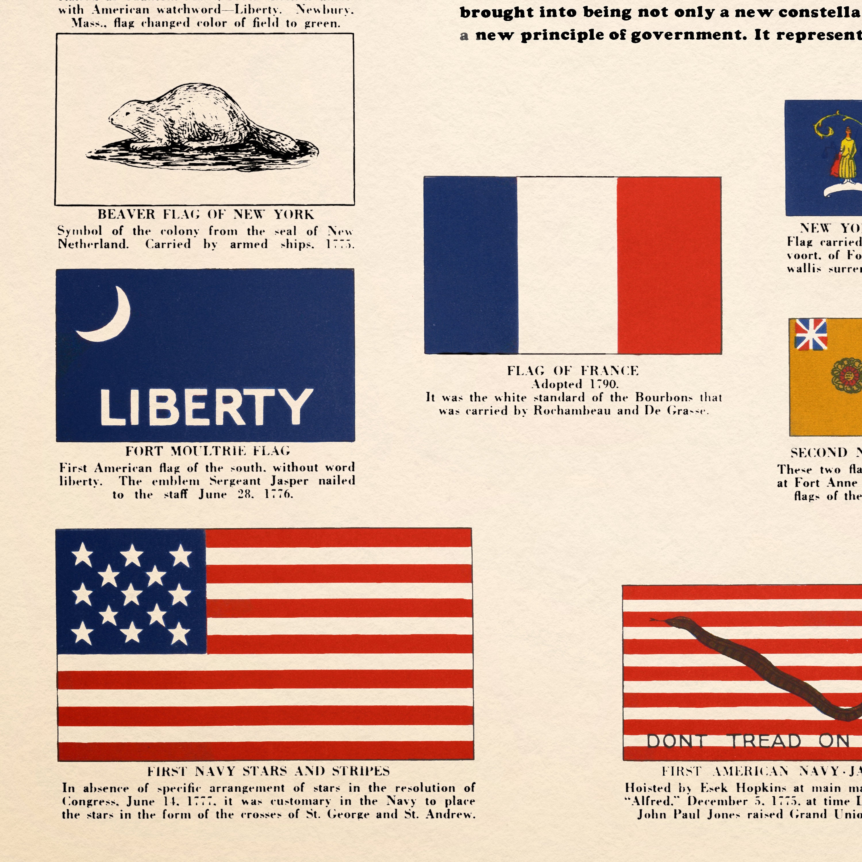 American Revolution Flags: Vintage Flags Chart Print, Patriotic Wall Art  Home Gift - Etsy, image size:3000x3000