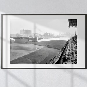 NY Yankees Legacy: Vintage Black & White Photography Print - Yankee Stadium, Bronx, New York City