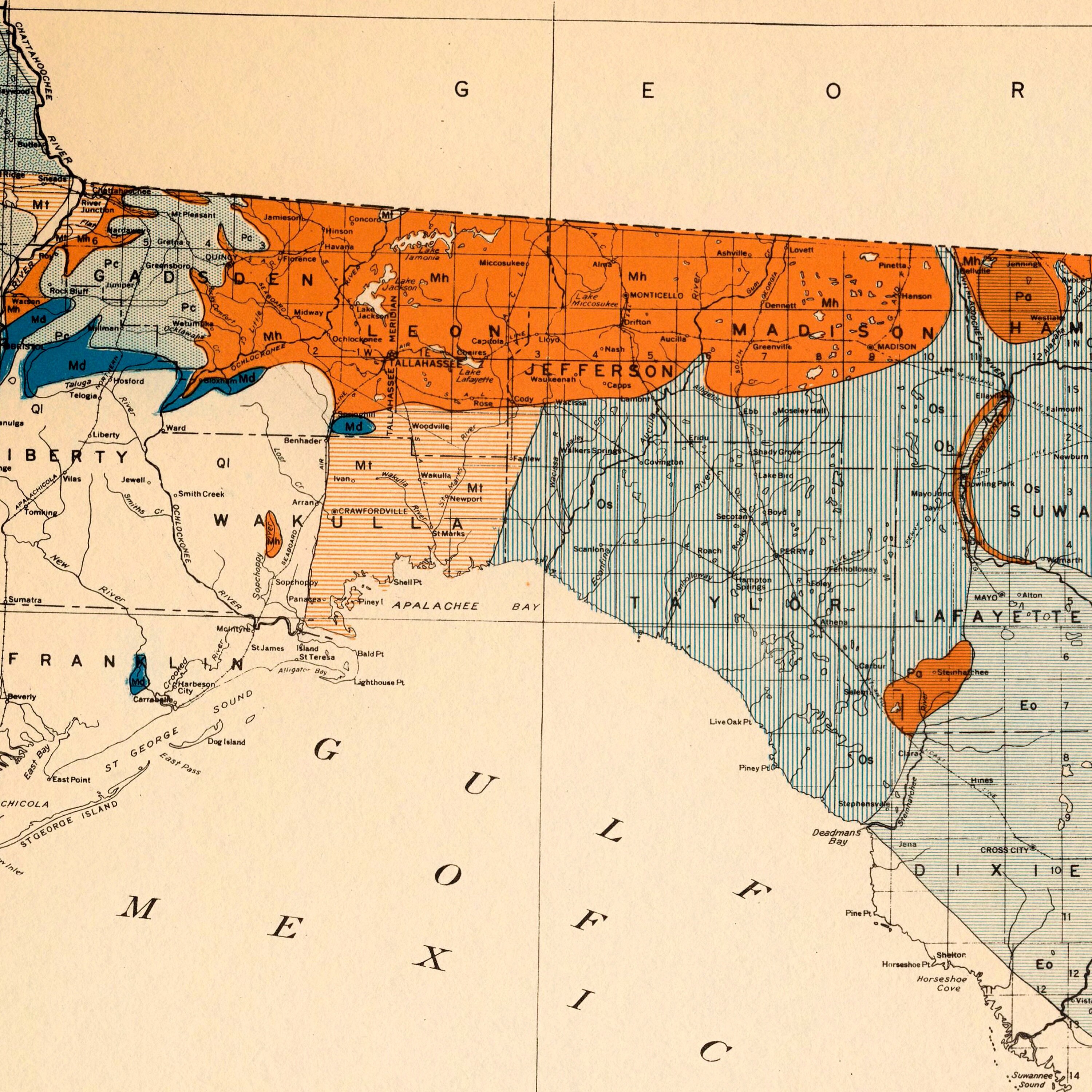Geological Map of Florida Geologic - Il Fullxfull.3393278254 B84l 