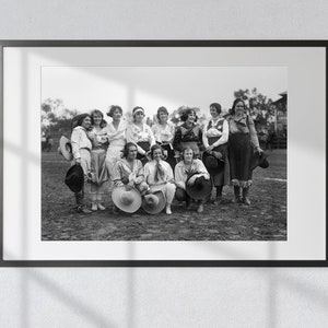 Rodeo Queens Print: Vintage Cowgirls Photography, Western Wall Art