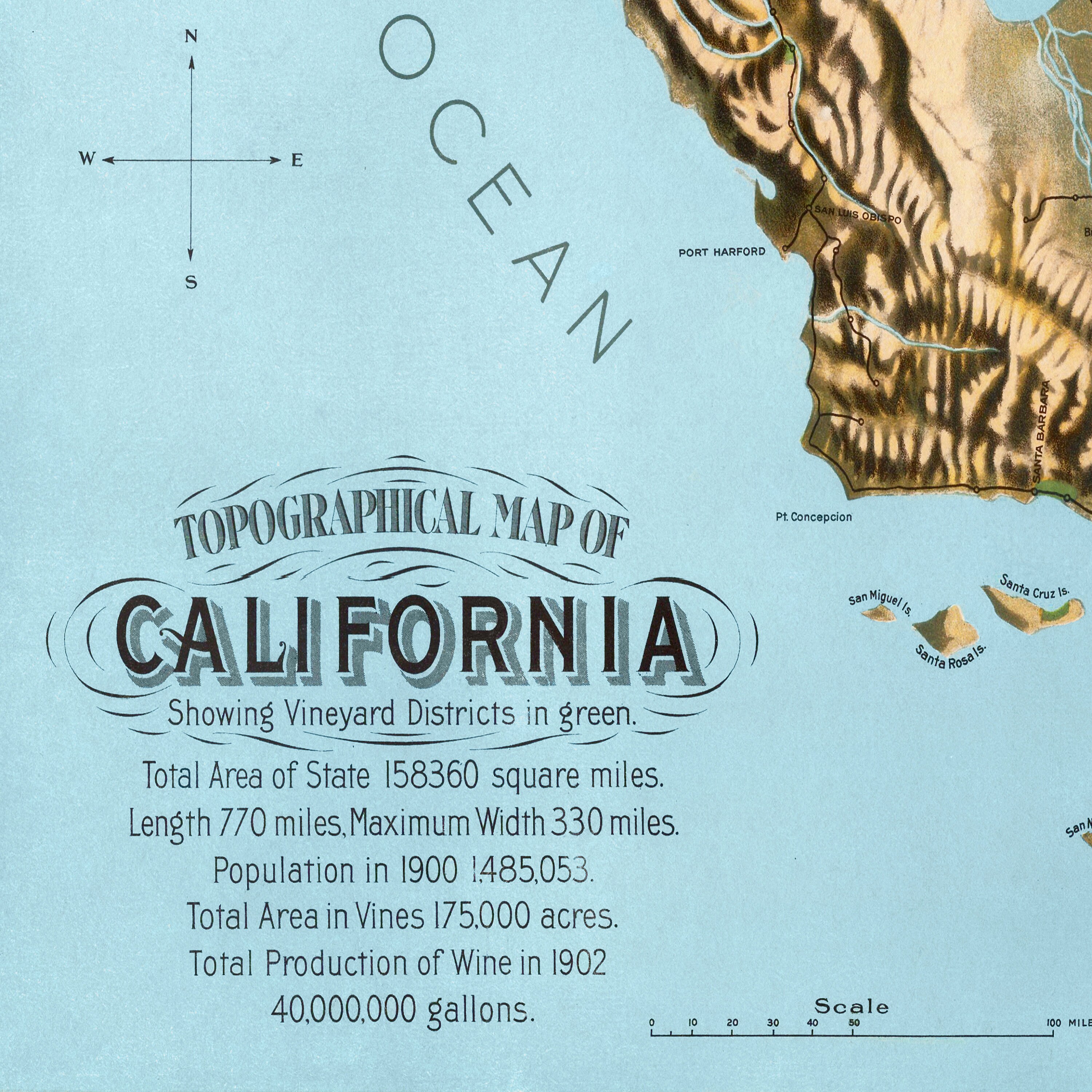 California Vineyards - Vintage Map Print, Wine Wall Art Home Gift - Etsy