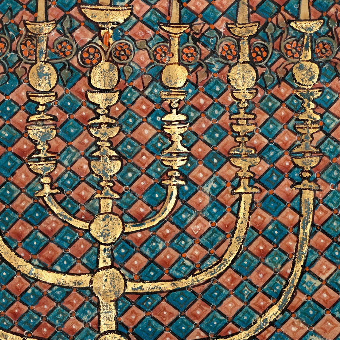 Menorah of the Tabernacle Art Print Reproduction Jewish Wall Etsy