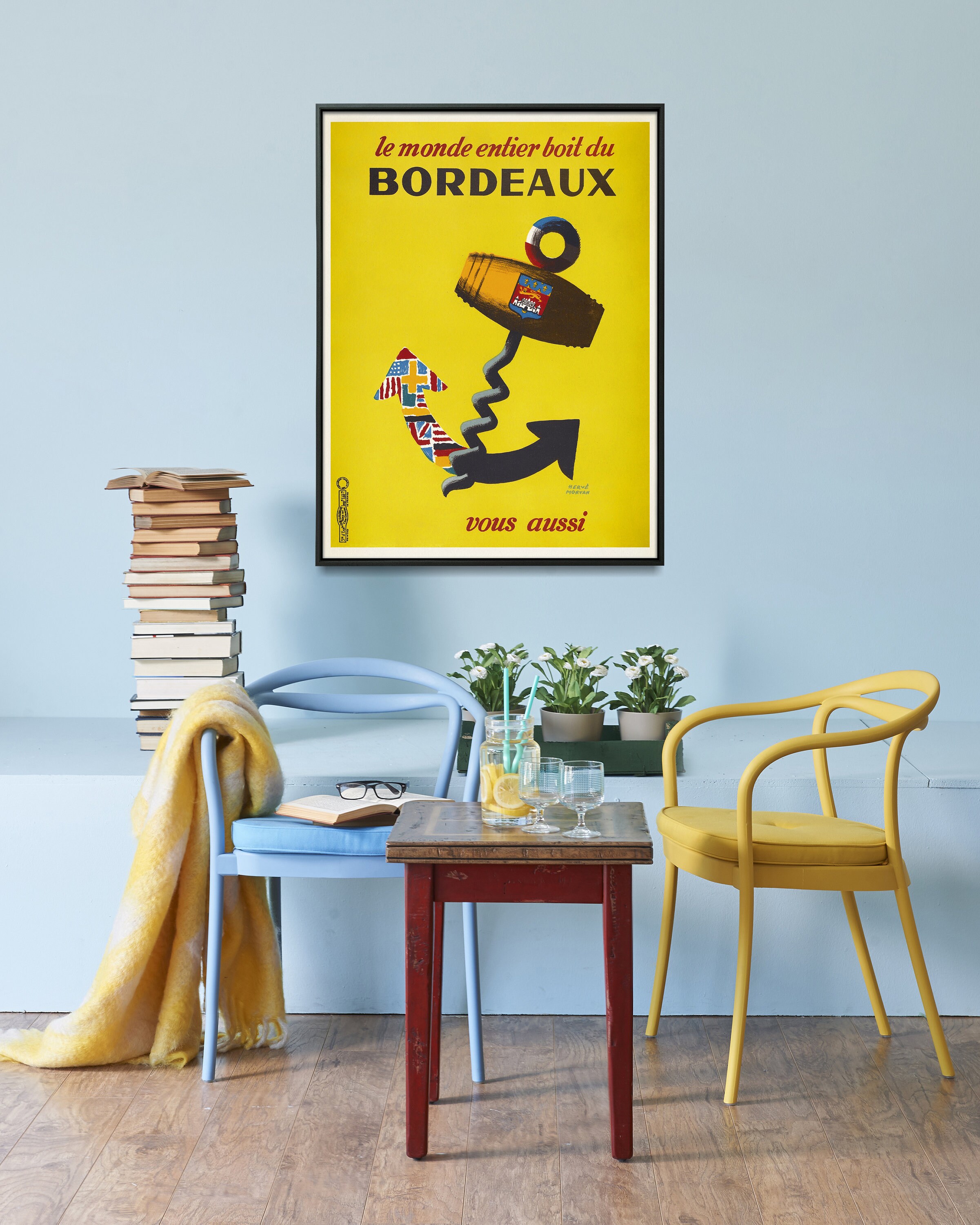 Vintage French Wine Poster Dining Restaurant Wall Art Wine - Etsy