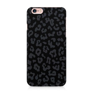 Black Leopard Phone Case Cover Skin for iPhone 13 12 11 Pro Mini X XS MAX XR se 2020 8 7 6s 6 Plus se 5s 5 se 1st Cases Snap