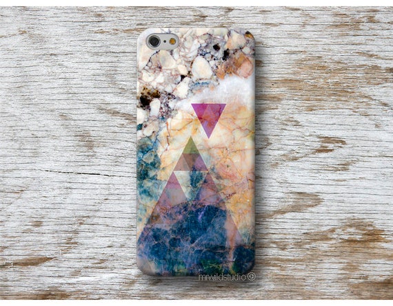 Blaue Dreiecke Marmor Handytasche Abdeckung Haut Fur Iphone 11 Etsy