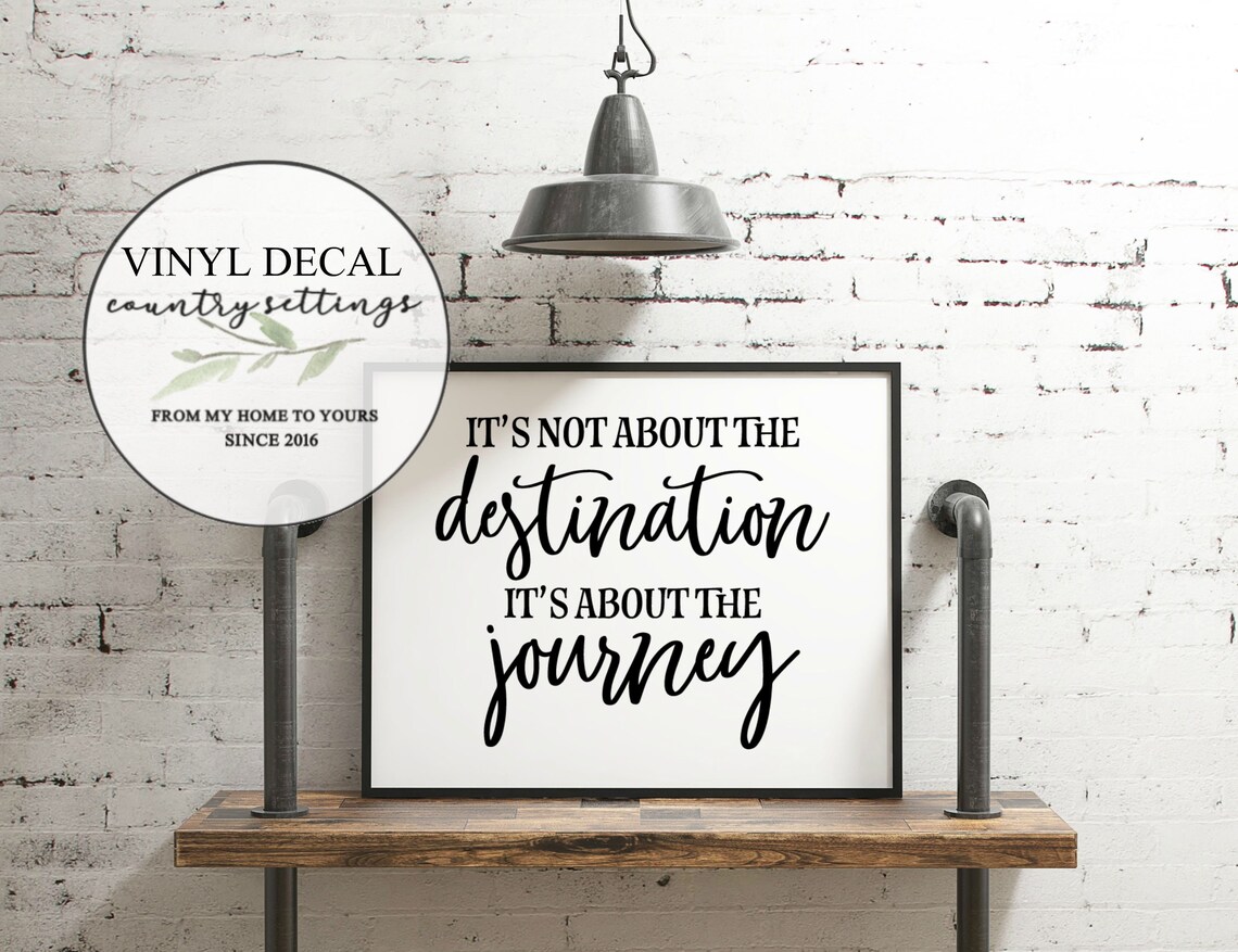 Inspirational Wall Art vinyl Decal Vinyl decal Quotes | Etsy