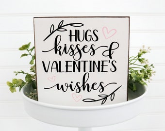 Valentines wood sign, Love Wood Sign, Small Tier Tray Sign