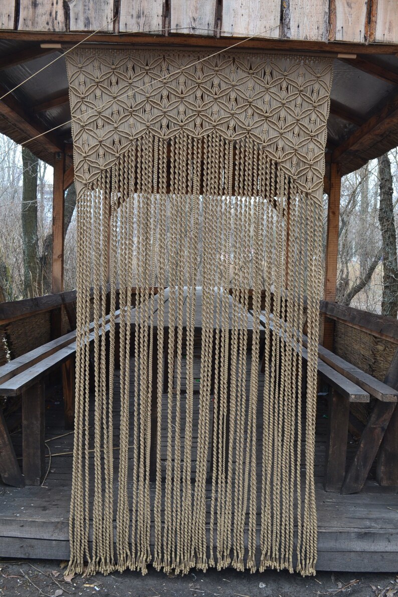 Tracolla Per Tappetino Yoga In Macramè Yoligan - Stile Bohémien Fatto A Mano - Foto 3